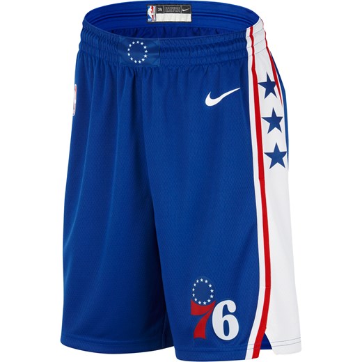 Spodenki męskie Nike Dri-FIT NBA Swingman Philadelphia 76ers Icon Edition - Niebieski ze sklepu Nike poland w kategorii Spodenki męskie - zdjęcie 169758971