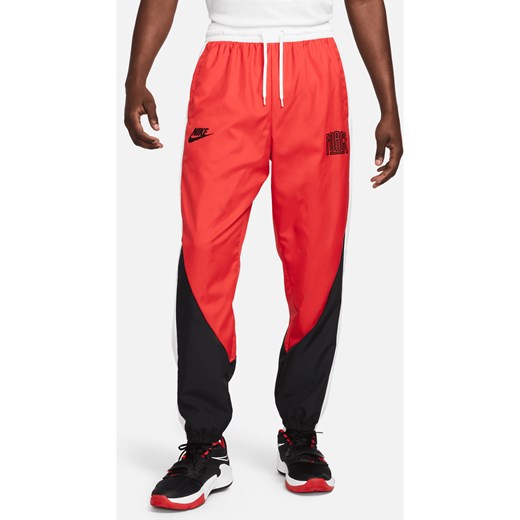 Męskie spodnie do koszykówki Nike Starting 5 - Czerwony ze sklepu Nike poland w kategorii Spodnie męskie - zdjęcie 169759063