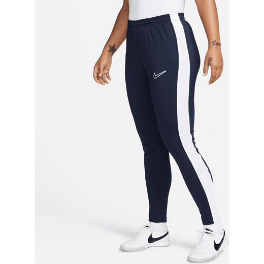 Damskie spodnie piłkarskie Nike Dri-FIT Academy - Niebieski ze sklepu Nike poland w kategorii Spodnie damskie - zdjęcie 169759203