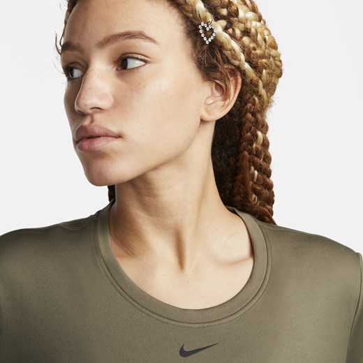 Damska koszulka z długim rękawem i grafiką Nike Therma-FIT One - Zieleń Nike S (EU 36-38) Nike poland