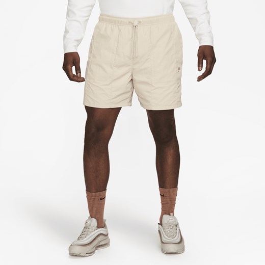 Męskie spodenki z tkaniny Nike Sportswear Tech Pack - Brązowy Nike L Nike poland
