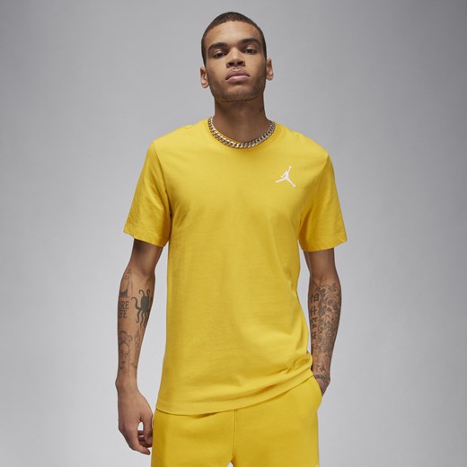 Męski T-shirt z krótkim rękawem Jordan Jumpman - Żółty Jordan L promocja Nike poland