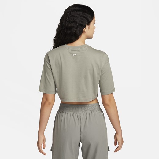 T-shirt damski o krótkim kroju Nike Sportswear - Szary Nike L (EU 44-46) Nike poland