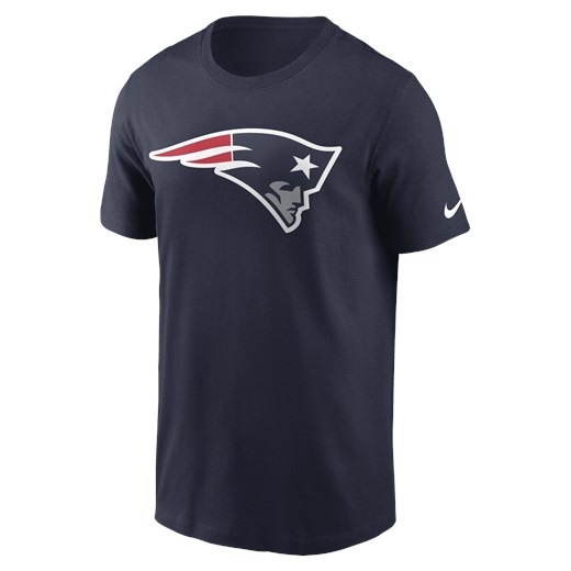 T-shirt męski Nike Logo Essential (NFL New England Patriots) - Niebieski Nike M Nike poland