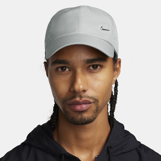 Szara czapka z daszkiem męska Nike 