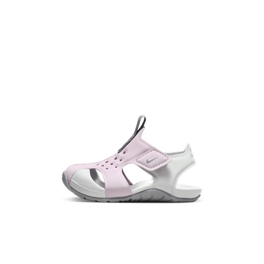 Różowe buciki niemowlęce Nike na rzepy 