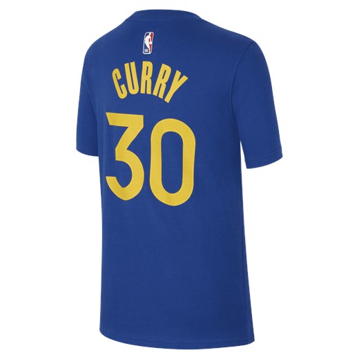 T-shirt dla dużych dzieci Nike NBA Golden State Warriors - Niebieski Nike M Nike poland okazyjna cena