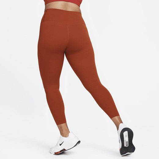 Damskie legginsy 7/8 z wysokim stanem zapewniające delikatne wsparcie Nike Zenvy Nike XL (EU 48-50) Nike poland