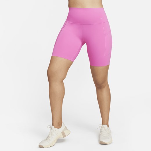 Szorty różowe Nike w sportowym stylu 