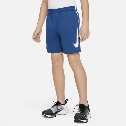 Spodenki treningowe Dri-FIT z nadrukiem dla dużych dzieci (chłopców) Nike Multi Nike L Nike poland