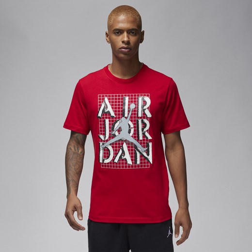 T-shirt męski Jordan Brand - Czerwony Jordan M Nike poland