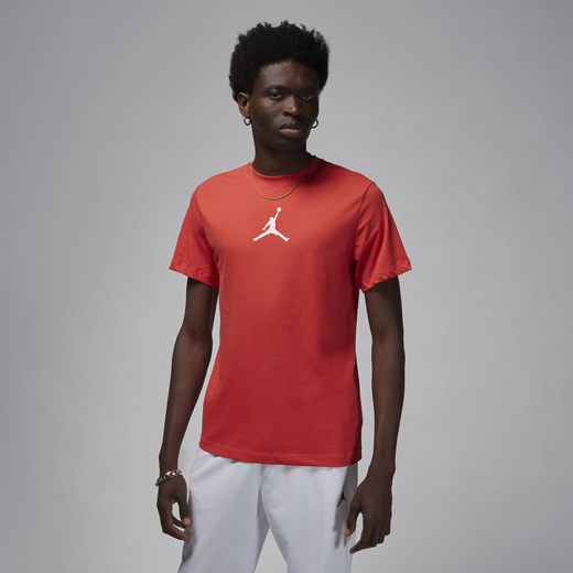 T-shirt męski Jordan w nadruki czerwony 