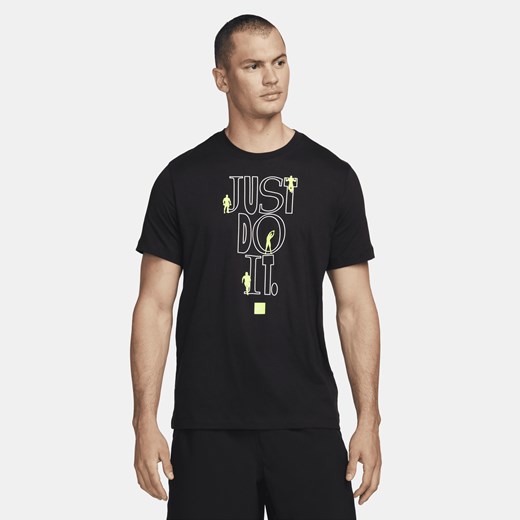 Nike t-shirt męski z krótkim rękawem w sportowym stylu 