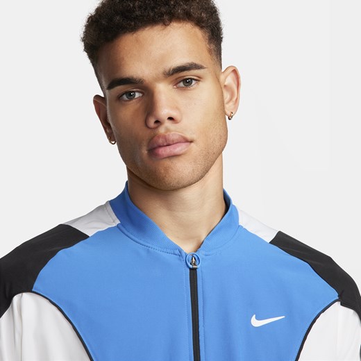 Męska kurtka do tenisa Dri-FIT NikeCourt Advantage - Niebieski Nike XS Nike poland