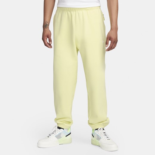 Męskie spodnie z dzianiny Nike Solo Swoosh - Zieleń Nike M Nike poland