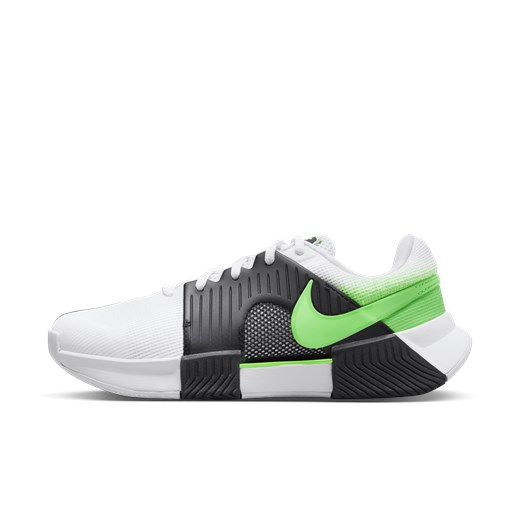 Buty sportowe damskie Nike do tenisa zoom z gumy wiązane płaskie 