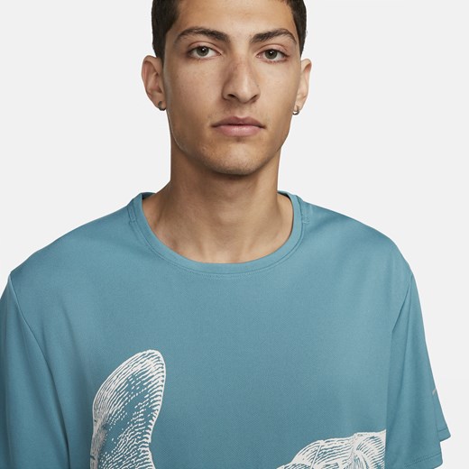 Męska koszulka z krótkim rękawem do biegania z grafiką Nike Dri-FIT UV Run Nike XL Nike poland