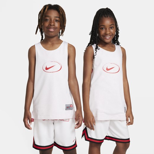 T-shirt chłopięce biały Nike w nadruki 