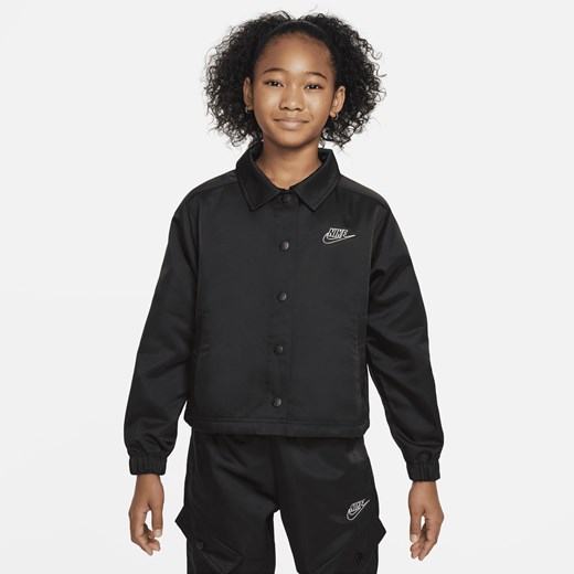 Kurtka dla dużych dzieci (dziewcząt) Nike Sportswear - Czerń Nike L Nike poland