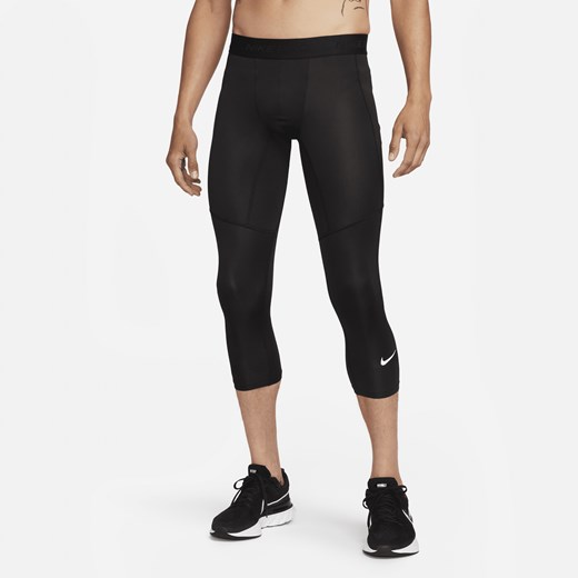 Męskie legginsy do fitnessu Dri-FIT o długości 3/4 Nike Pro - Czerń Nike L Nike poland