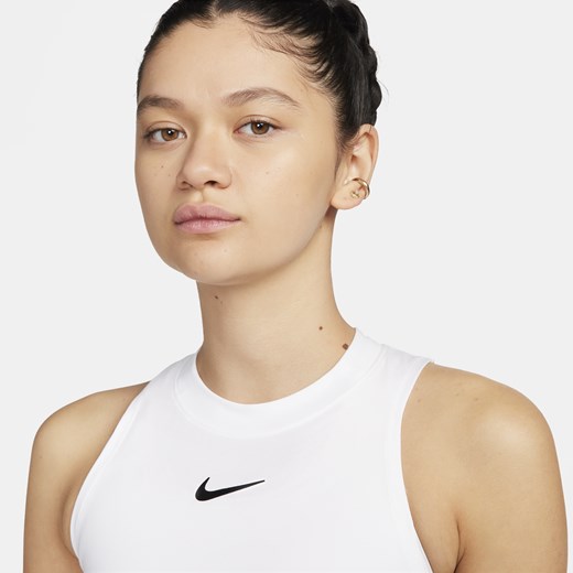 Damska koszulka tenisowa bez rękawów Dri-FIT NikeCourt Advantage - Biel Nike S (EU 36-38) Nike poland