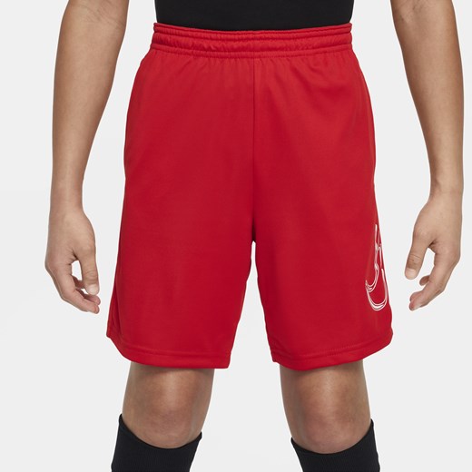 Spodenki treningowe Dri-FIT dla dużych dzieci Nike Trophy23 - Czerwony Nike M Nike poland