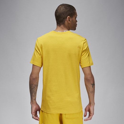 Męski T-shirt z krótkim rękawem Jordan Jumpman - Żółty Jordan XS Nike poland okazyjna cena