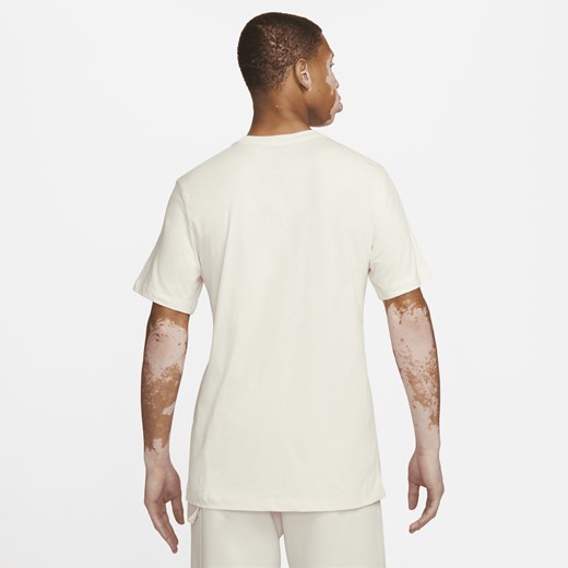 Nike t-shirt męski letni biały z krótkim rękawem 