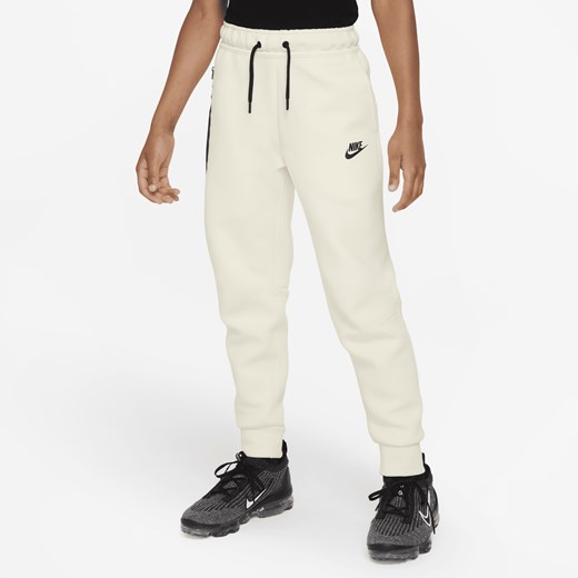 Spodnie dla dużych dzieci (chłopców) Nike Sportswear Tech Fleece - Biel Nike XL Nike poland