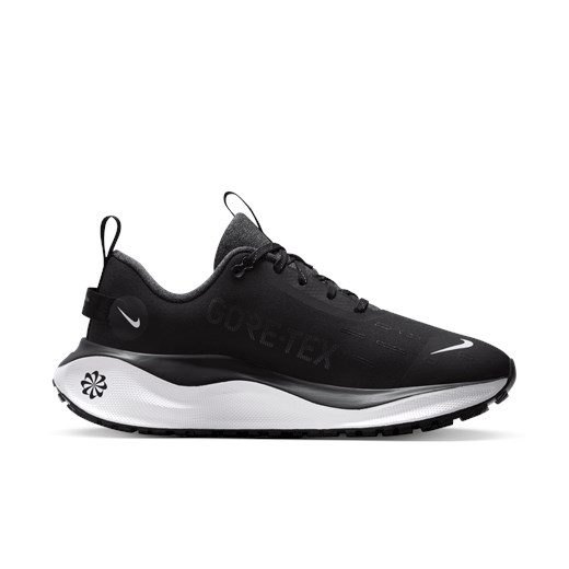 Buty sportowe damskie Nike dla biegaczy czarne płaskie gore-tex 