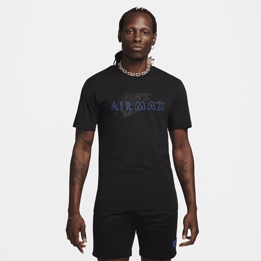 Męski T-shirt z krótkim rękawem Nike Air Max - Czerń Nike S Nike poland