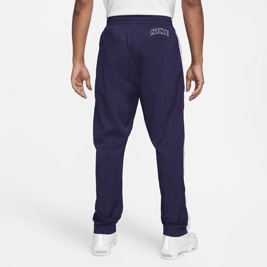 Męskie spodnie do koszykówki z tkaniny Nike - Fiolet Nike XL wyprzedaż Nike poland