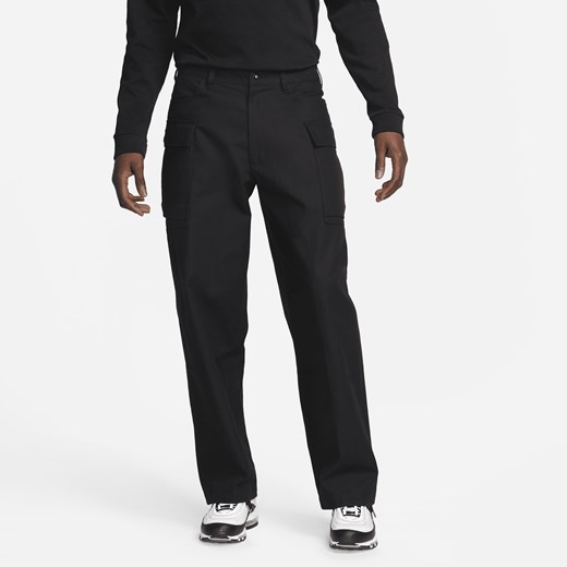 Nike spodnie męskie czarne w sportowym stylu 