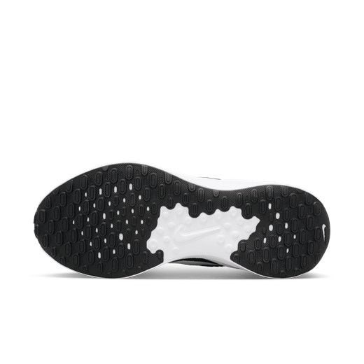 Buty sportowe damskie czarne Nike do biegania revolution płaskie na wiosnę wiązane 