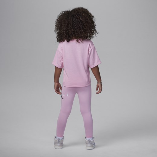 Zestaw z legginsami przyjazny środowisku dla małych dzieci Jordan - Różowy Jordan 4 Nike poland