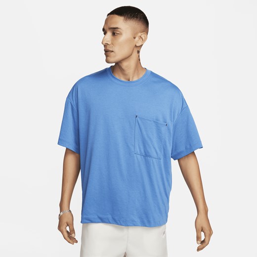 Męska koszulka z krótkim rękawem Dri-FIT Nike Sportswear Tech Pack - Niebieski Nike M Nike poland