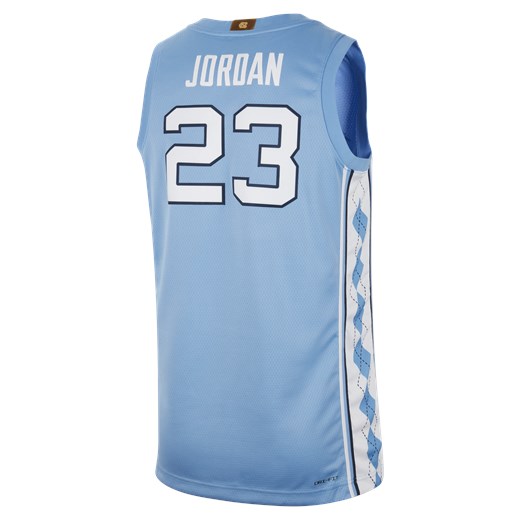 Męska limitowana koszulka do koszykówki Jordan College (UNC) - Niebieski Jordan L okazja Nike poland