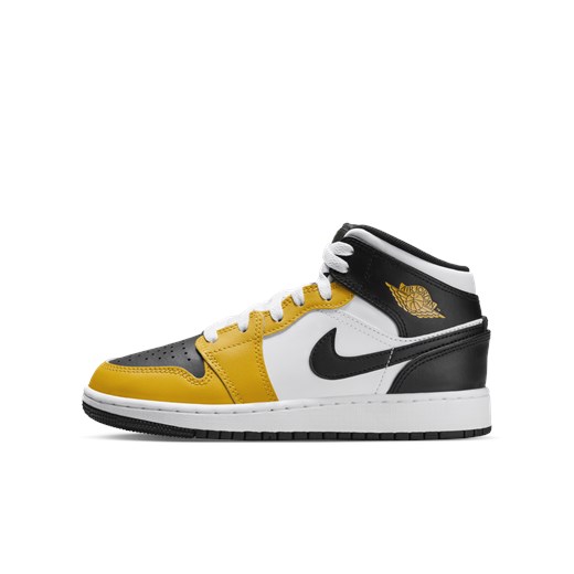 Buty dla dużych dzieci Air Jordan 1 Mid - Żółty Jordan 38.5 Nike poland