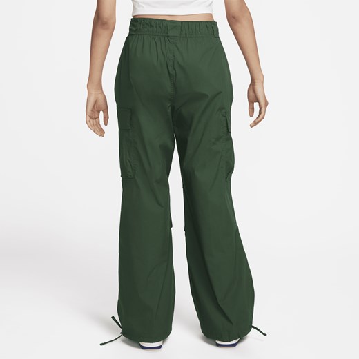 Spodnie damskie Nike zielone 