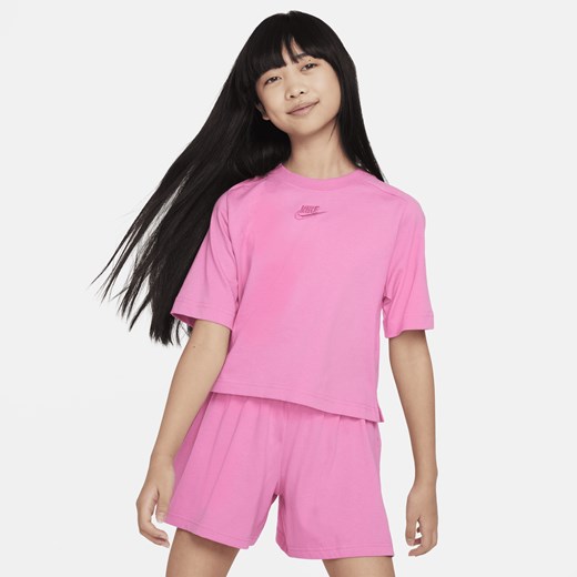 Koszulka z krótkim rękawem dla dużych dzieci (dziewcząt) Nike Sportswear - Nike XL Nike poland