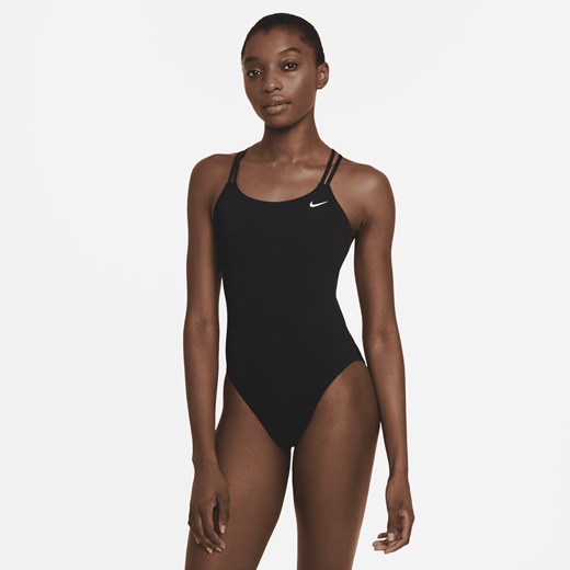 Jednoczęściowy damski kostium kąpielowy z ramiączkami krzyżowanymi na plecach Nike 46 Nike poland