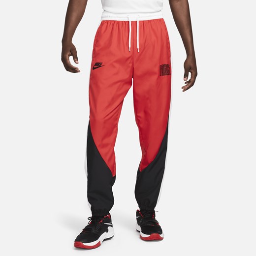Czerwone spodnie męskie Nike 