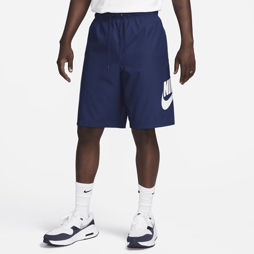Męskie spodenki z tkaniny Nike Club - Niebieski Nike M Nike poland