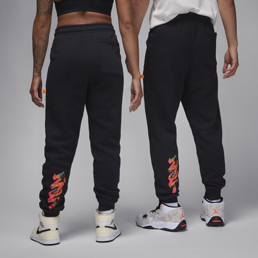 Dzianinowe spodnie z nadrukiem Zion - Czerń Nike XL Nike poland