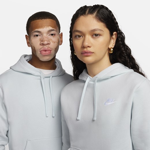 Bluza z kapturem Nike Sportswear Club Fleece - Szary Nike 3XL wyprzedaż Nike poland