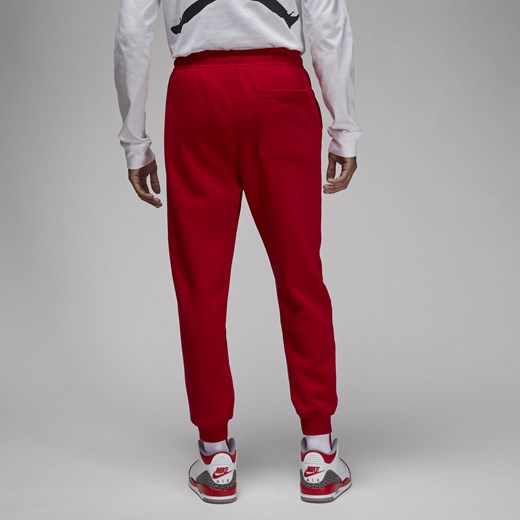 Męskie spodnie dresowe Jordan Brooklyn Fleece - Czerwony Jordan S Nike poland