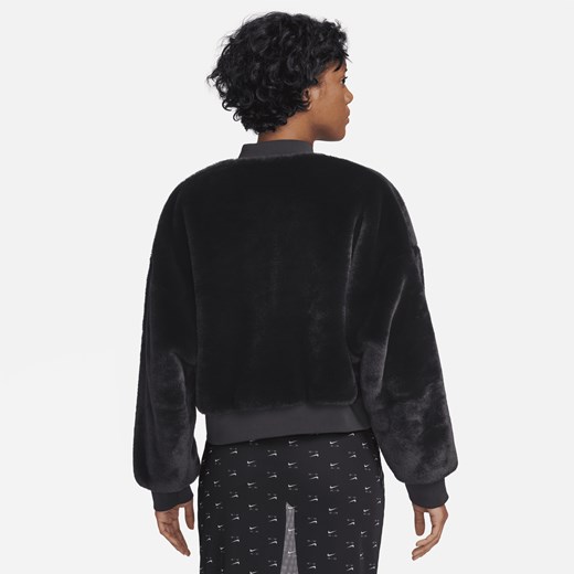 Damska dwustronna kurtka typu bomberka ze sztucznego futra Nike Sportswear - Nike S (EU 36-38) Nike poland