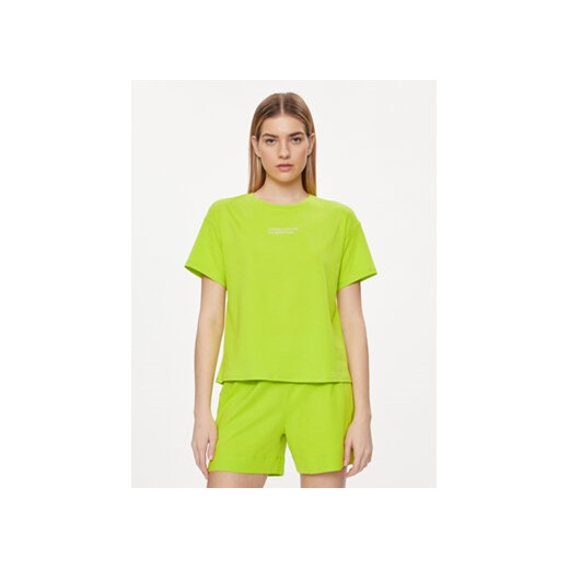 United Colors Of Benetton Koszulka piżamowa 30963M04R Zielony Regular Fit ze sklepu MODIVO w kategorii Piżamy damskie - zdjęcie 169774793