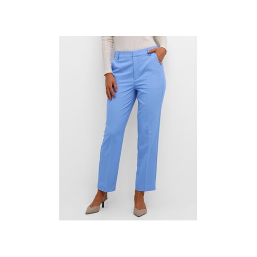 Kaffe Spodnie materiałowe Sakura 10507770 Niebieski Regular Fit ze sklepu MODIVO w kategorii Spodnie damskie - zdjęcie 169774914