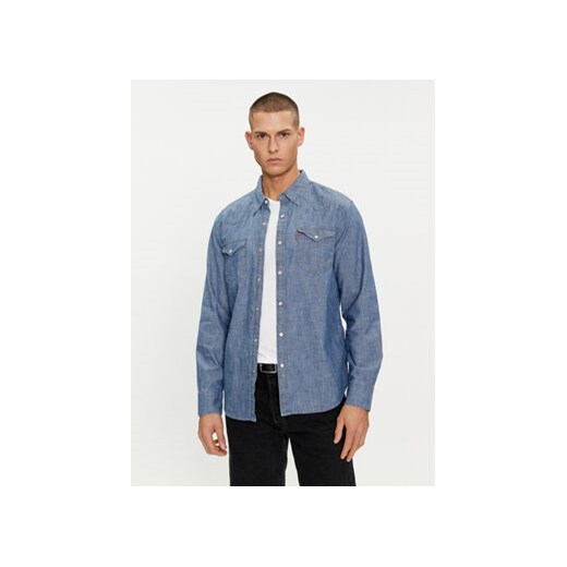 Levi's® Koszula jeansowa Barstow Western 85744-0067 Niebieski Standard Fit ze sklepu MODIVO w kategorii Koszule męskie - zdjęcie 169774922